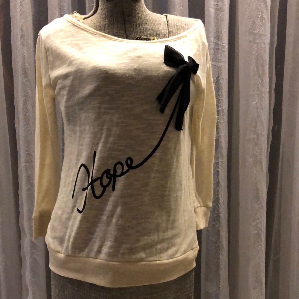 Poof brand “Hope” long sleeve shirt